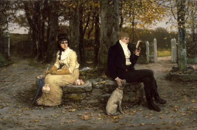 The Waning Honeymoon by George Henry Boughton, 1878. (Discovered on Mini Matthews webpage on 19th century marriage manuals)